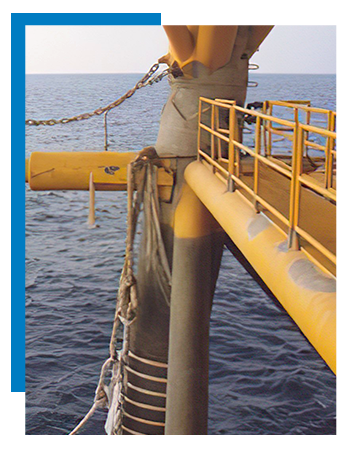 Yellow offshore rig fendering system