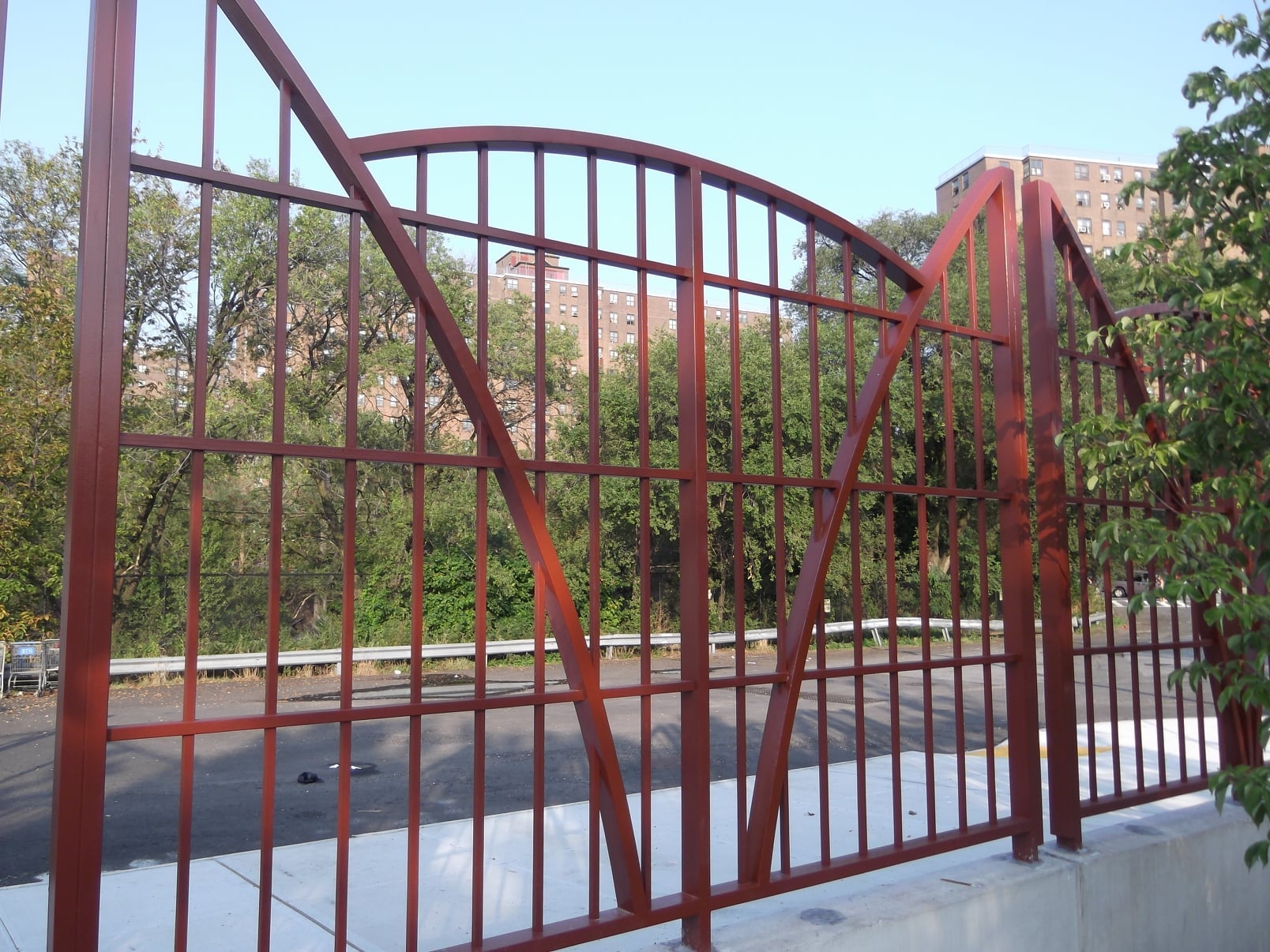 ENC composite fence installation